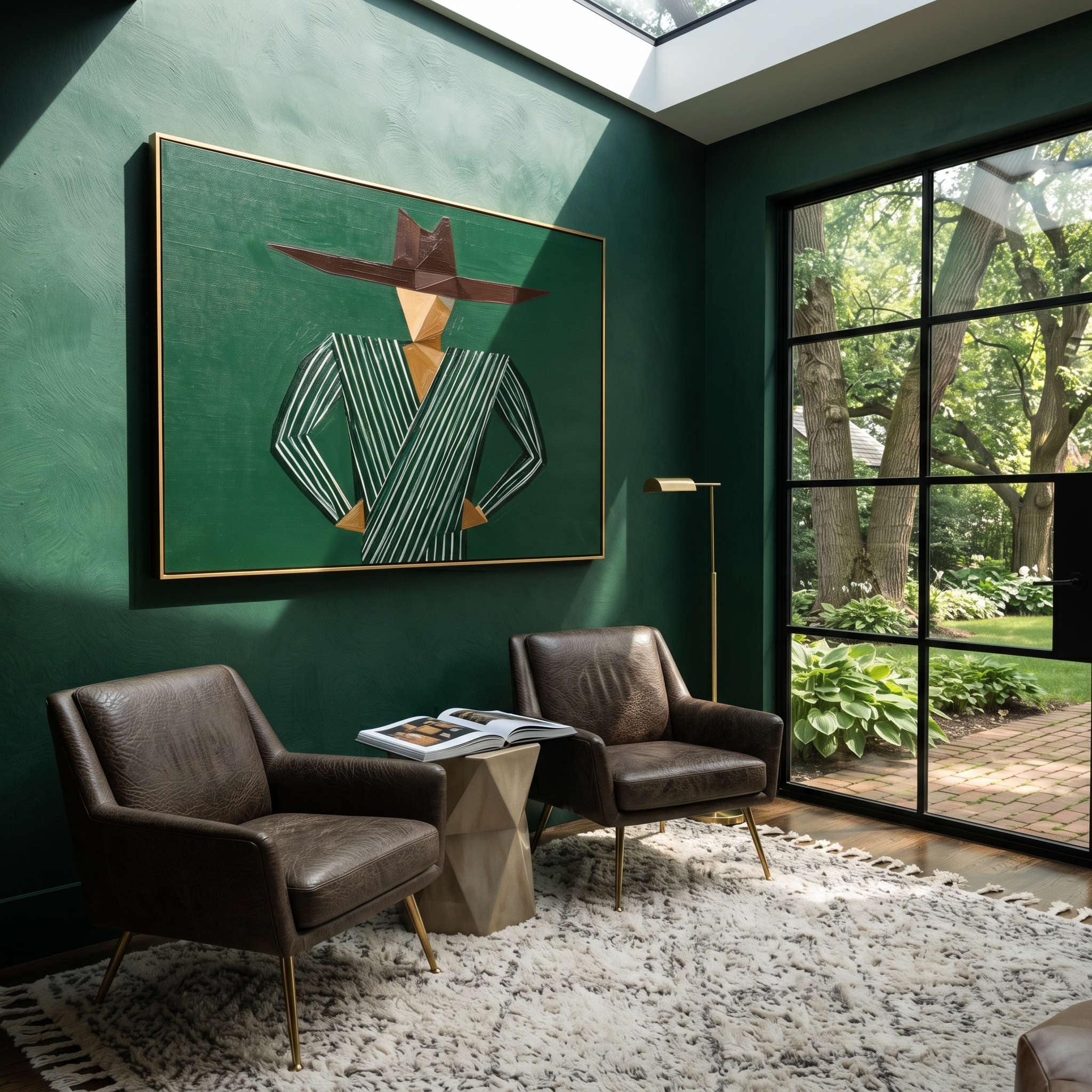 Forest Angles Hold Ground presented above a contemporary console