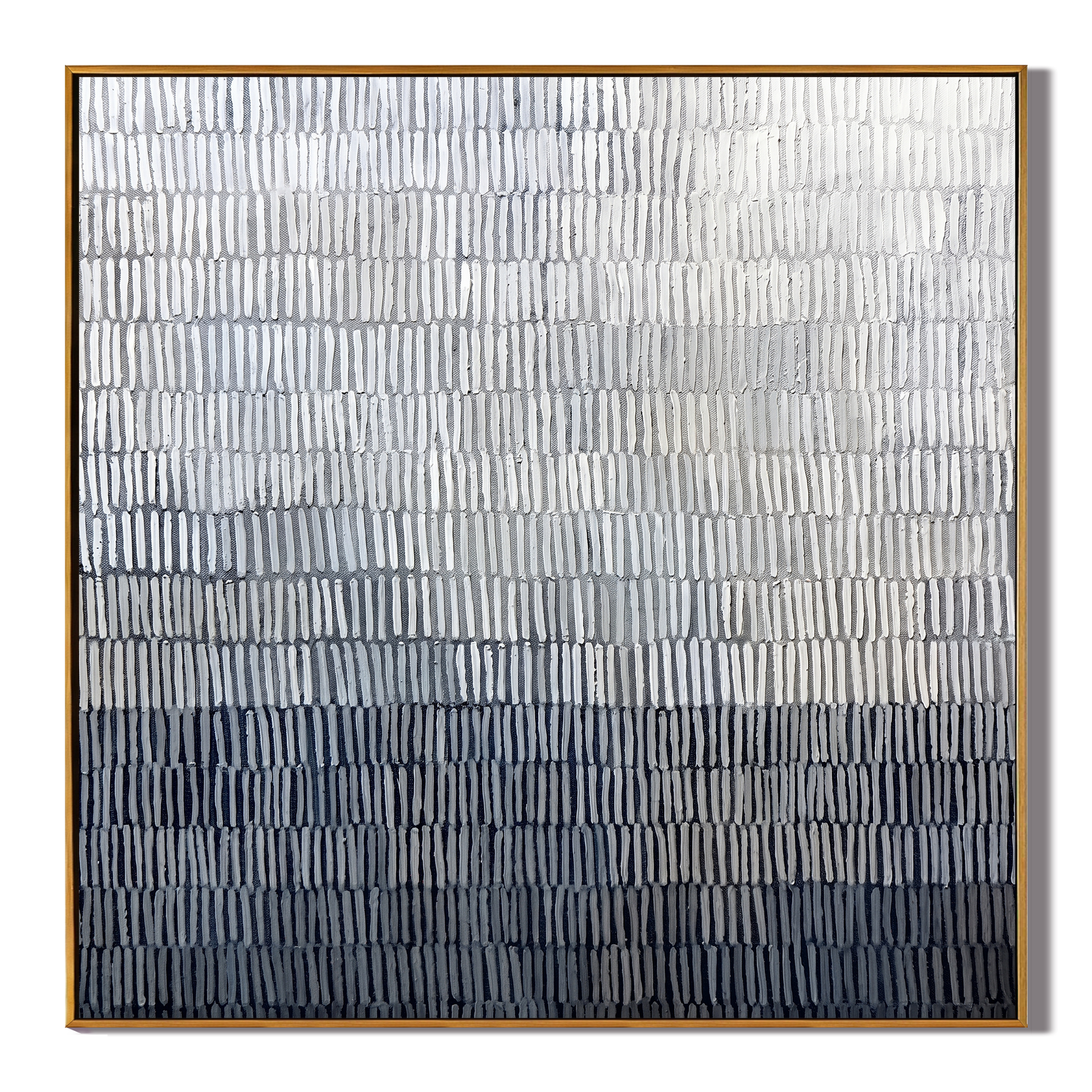 Silent Echo – Wabi-Sabi Monochromatic Gradient Abstract | Minimalist L