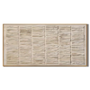 Rhythmic Lines – Modern Neutral Plaster Relief Linear Wabi-Sabi Painting | Japandi Organic Wabi-Sabi Living Room & Hallway Art