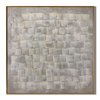 Time-Weaved Shadows – Wabi-Sabi Style Gray Minimalist Textured Painting | Modern Abstract Living Room Art