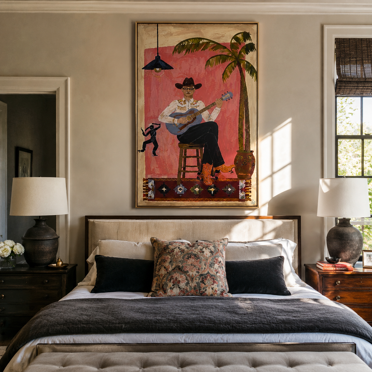 Island Songs Warm Evening styled in a layered residential interior