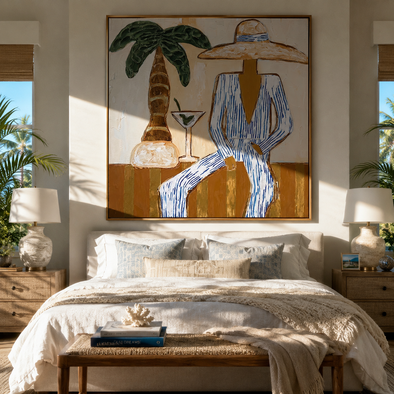 Martini Shade Holds Gaze displayed as a modern room focal point