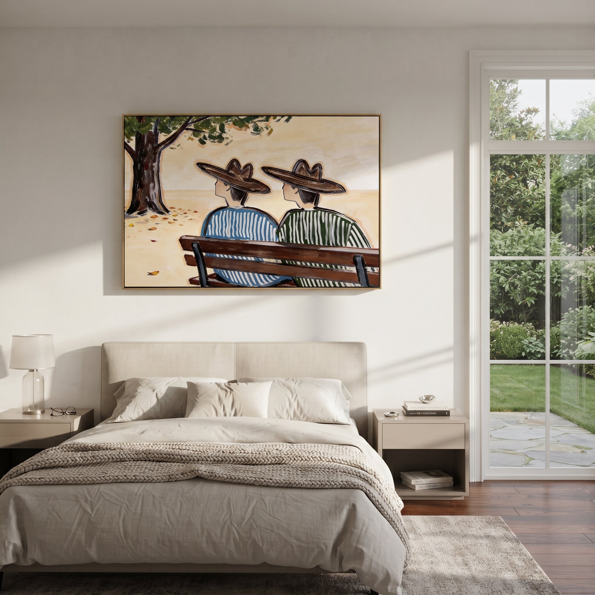 Bench Keeps Coastal Secrets styled in a layered residential interior