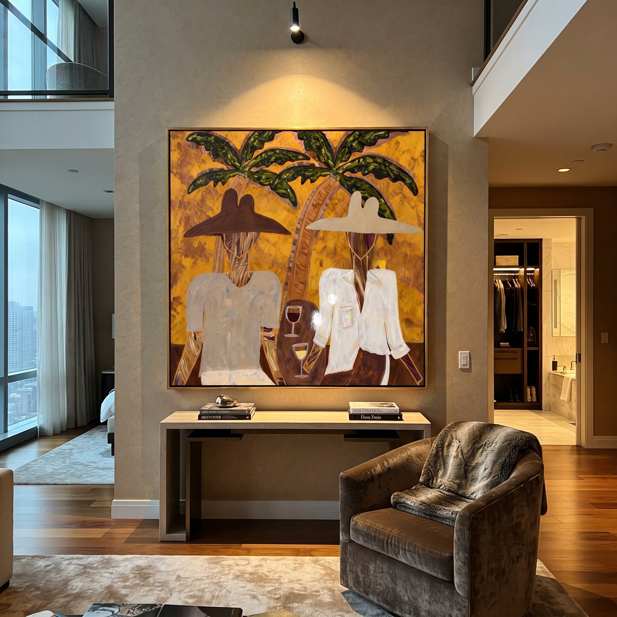 Canvas stretching and floating frame options with profile and finish details