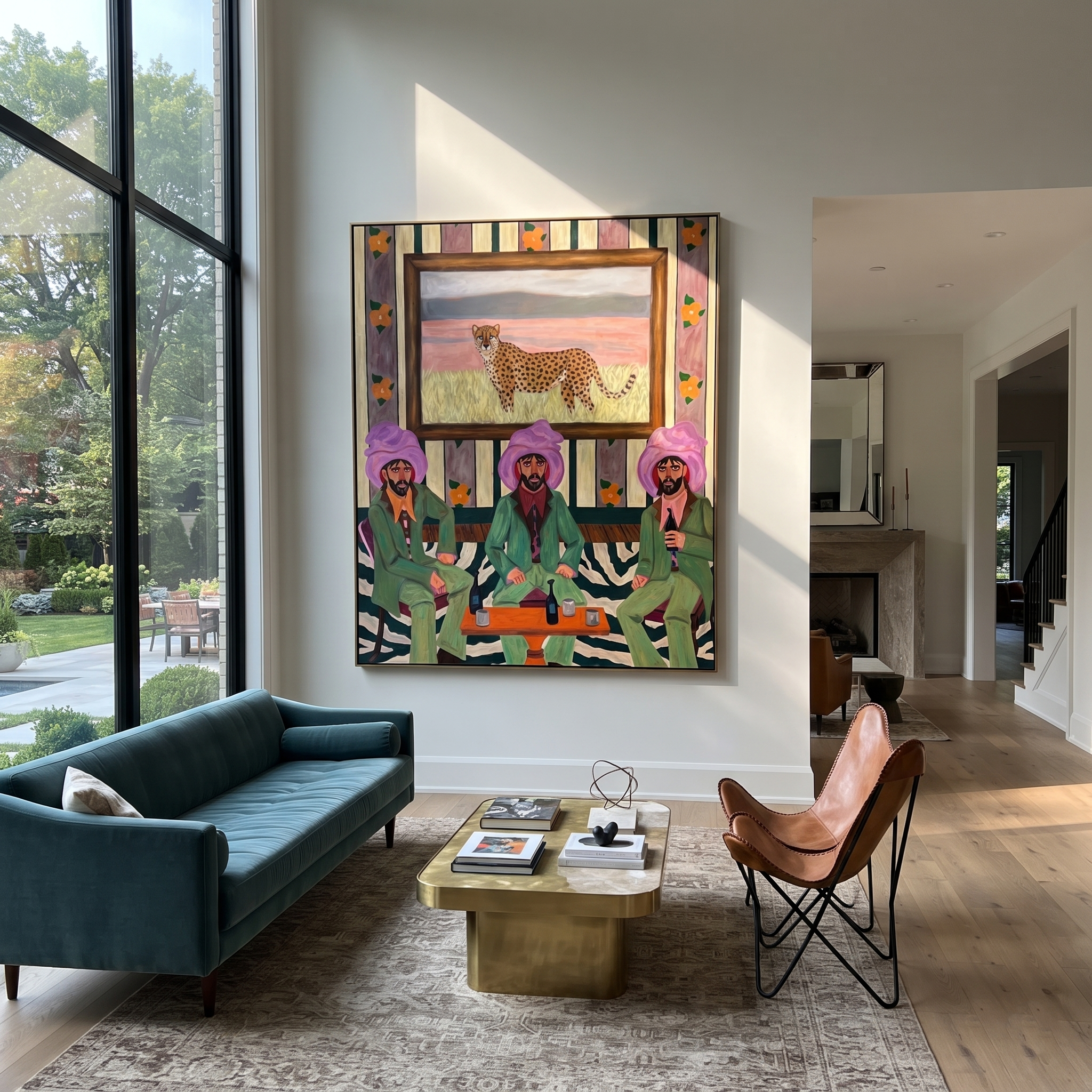 Cheetah Watches Green Company styled with warm modern furnishings