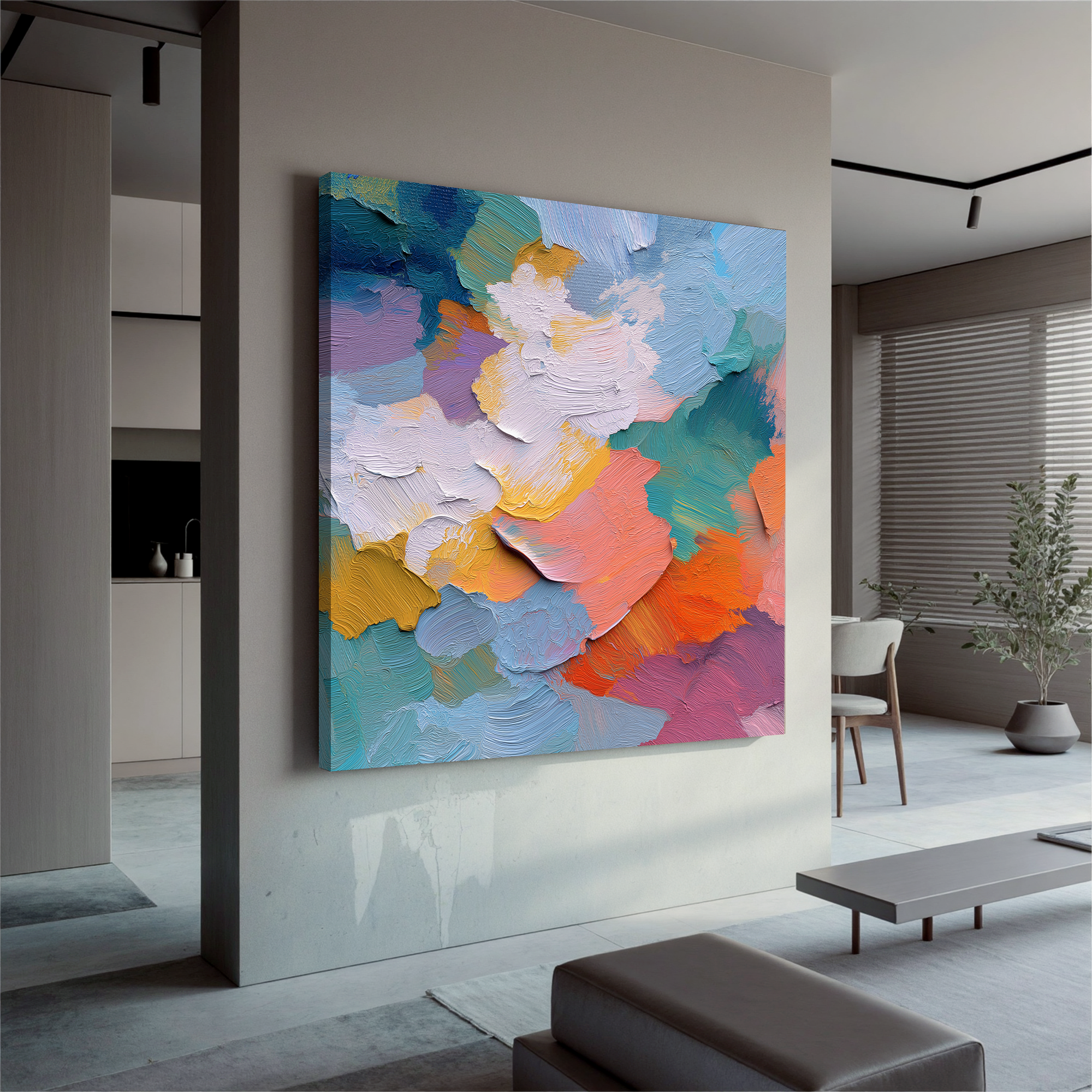 Plaster-art-texture-painting Art #ZY308