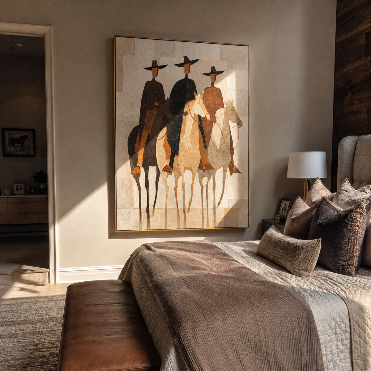 Three Hats Ride Pale presented as a colorful interior focal point