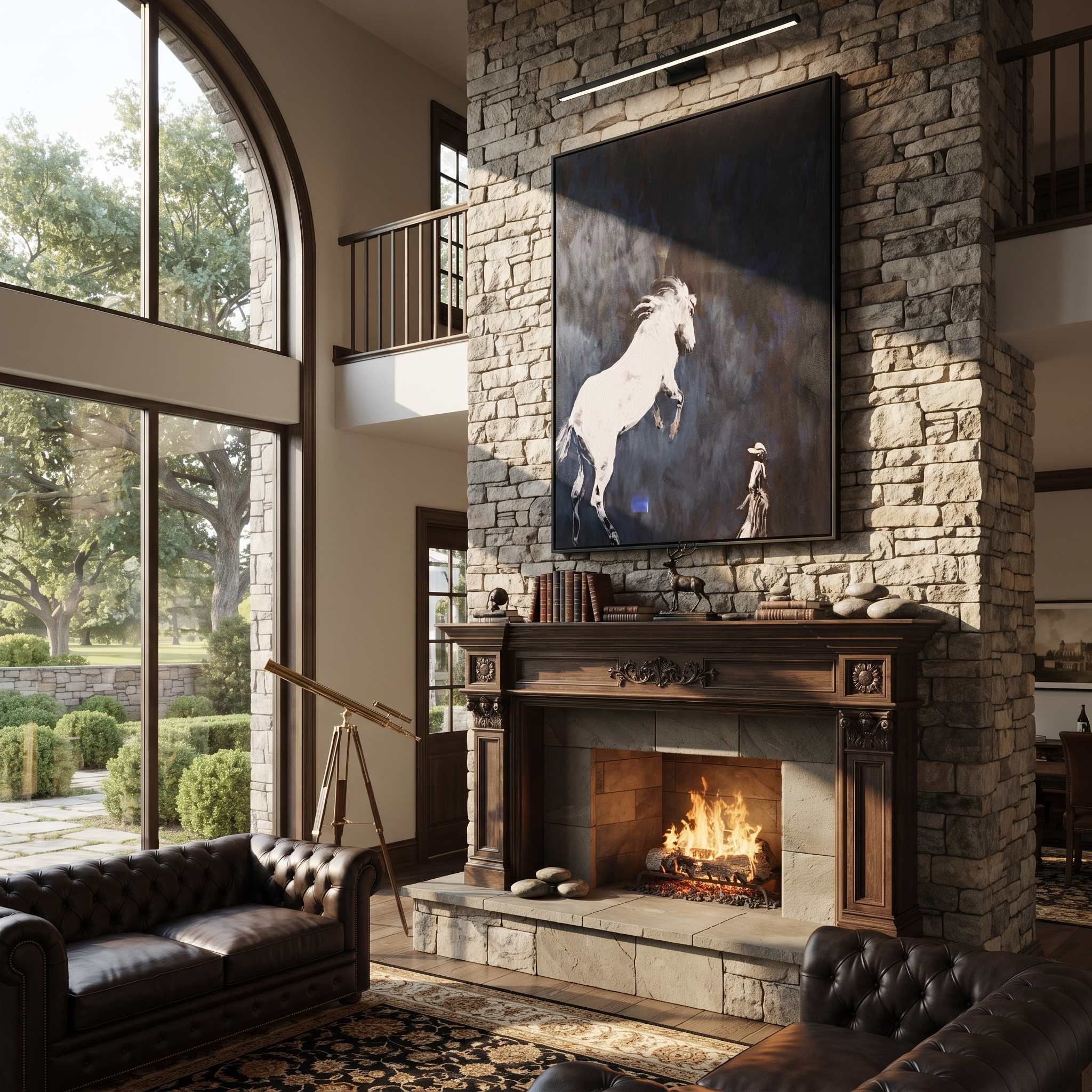 White Horse Meets Keeper styled with warm modern furnishings