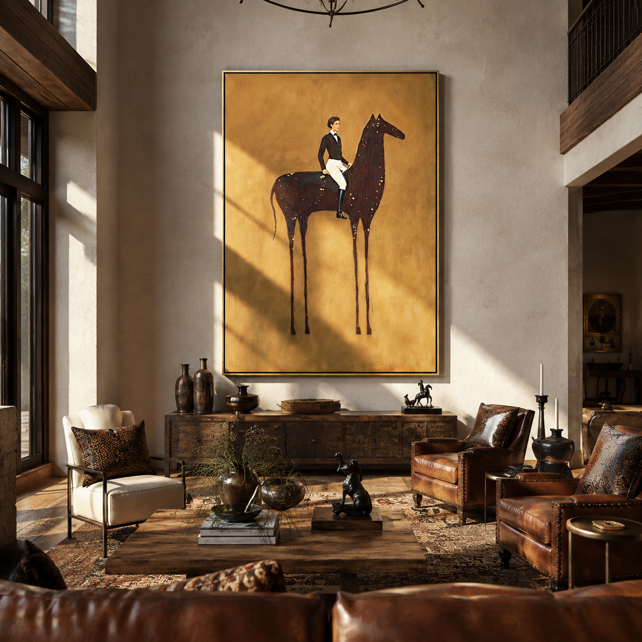 White Breeches Ride Spots presented as a colorful interior focal point