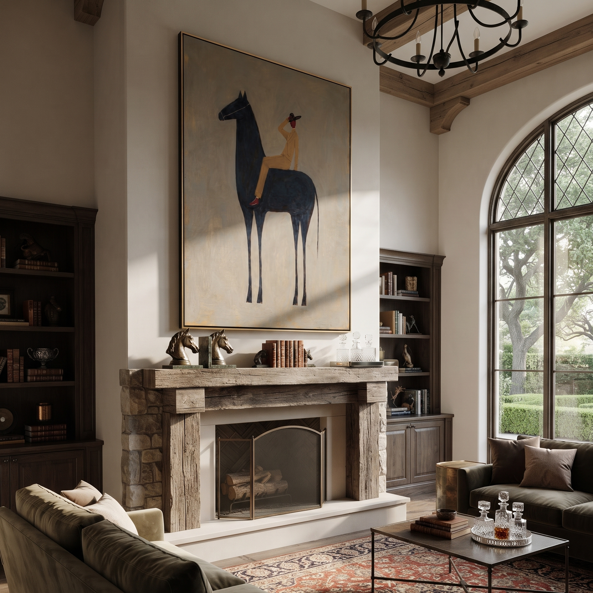 Rider Shades Morning Eyes displayed in a collected contemporary interior