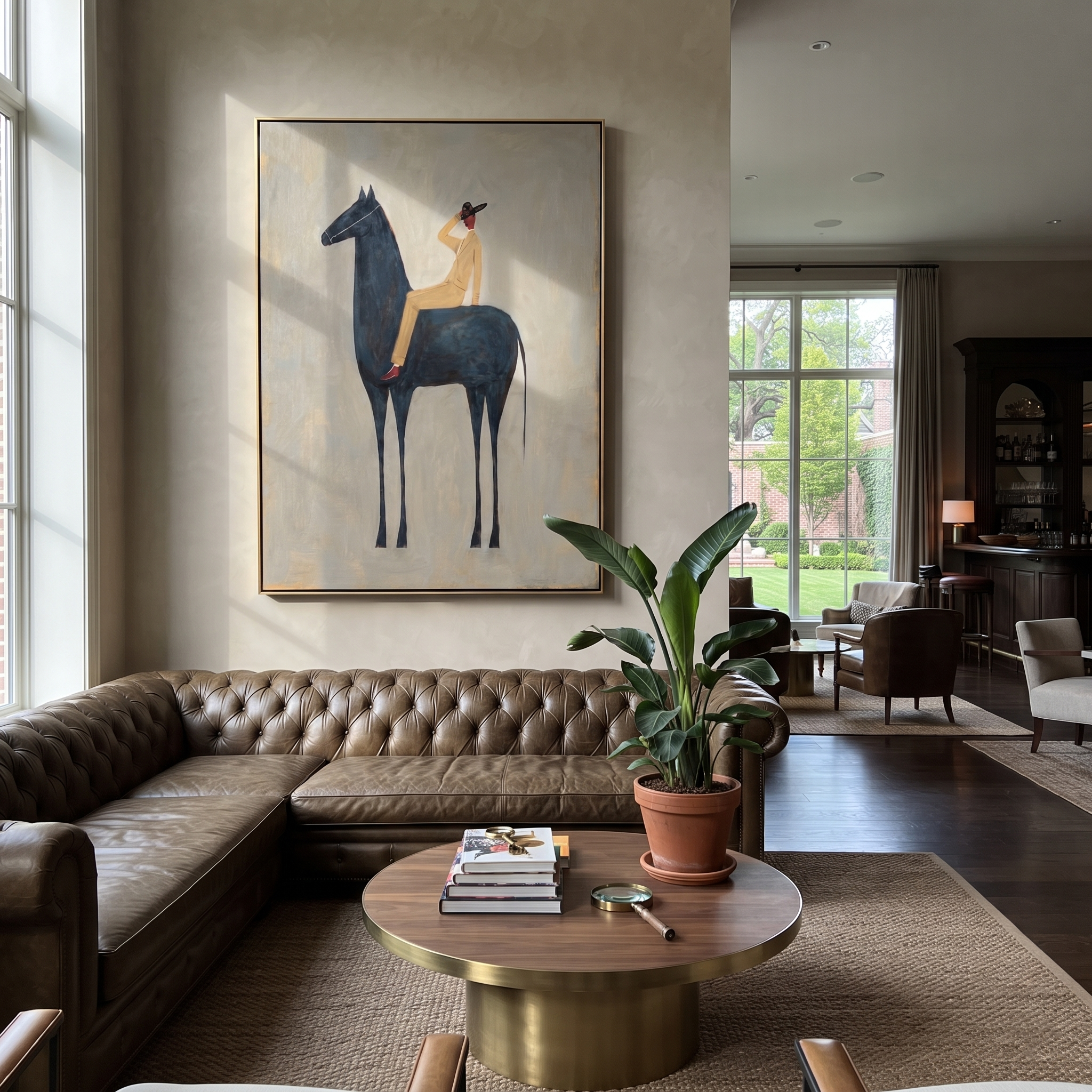 Rider Shades Morning Eyes styled with warm modern furnishings