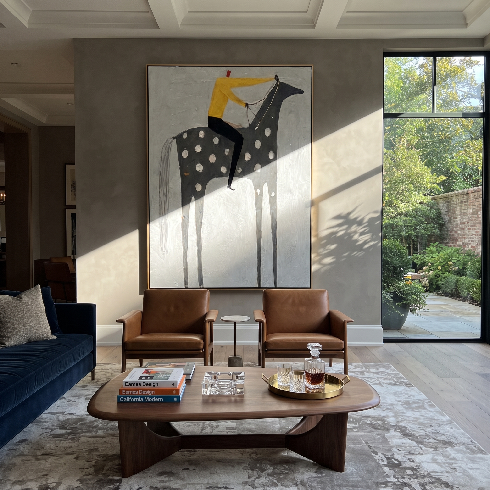 Yellow Shirt Rides Silver displayed in a layered residential setting