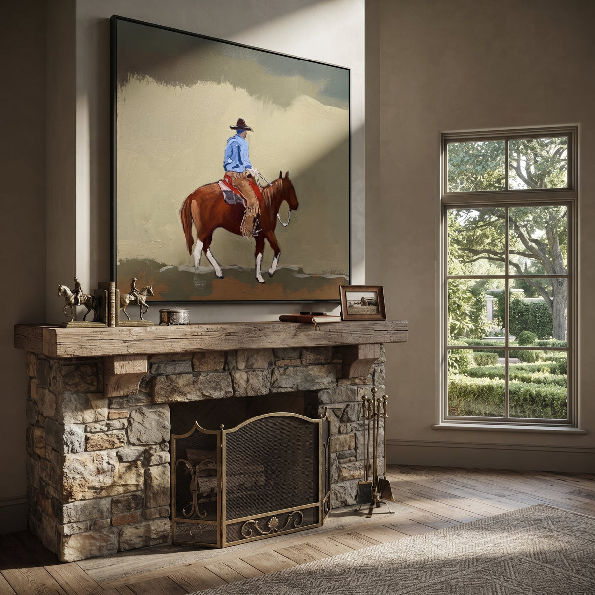 Dusty Trail Carries Home styled with warm modern furnishings