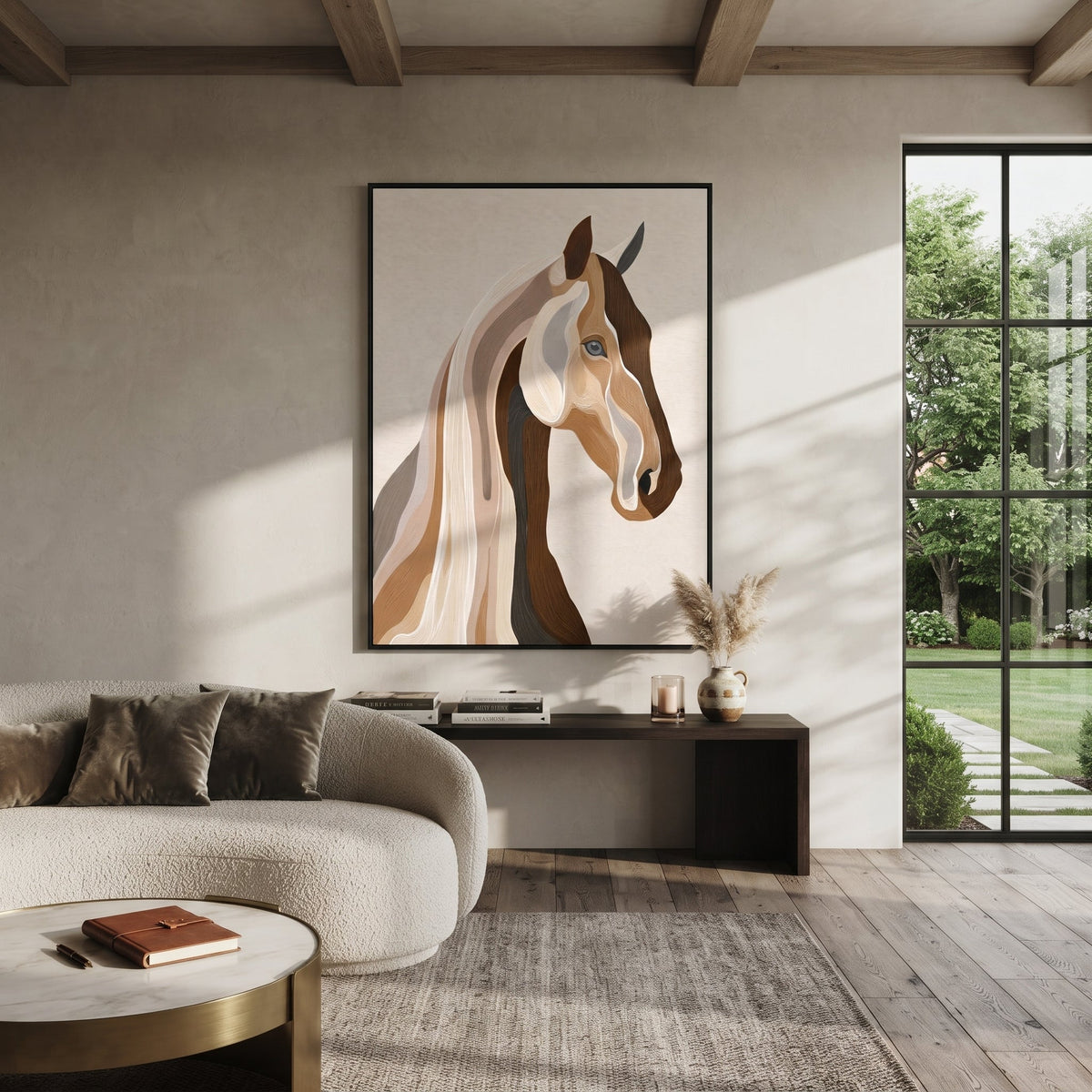 Two Profiles Share Breath displayed in a layered residential setting