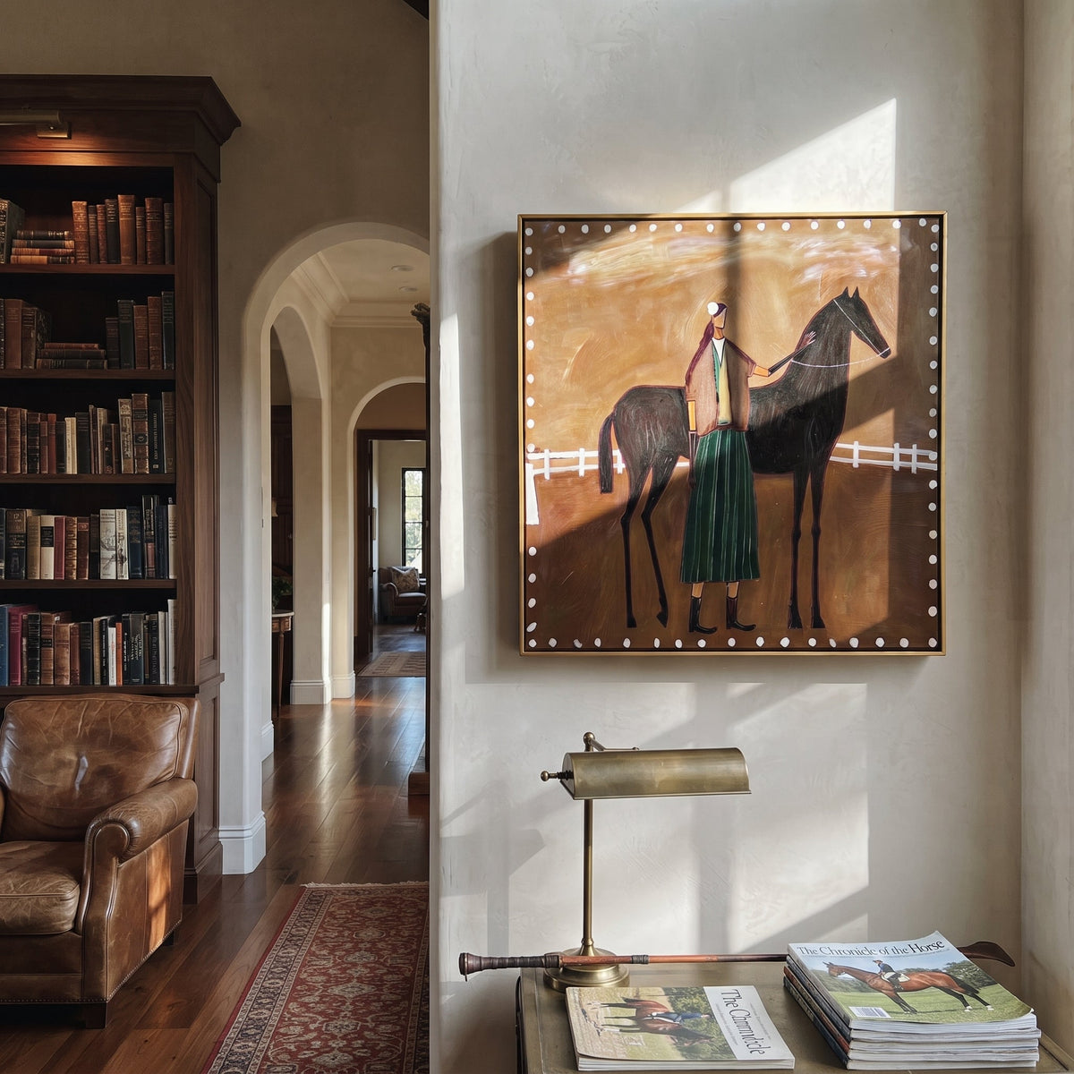 White Fence Holds Trust presented as a colorful interior focal point