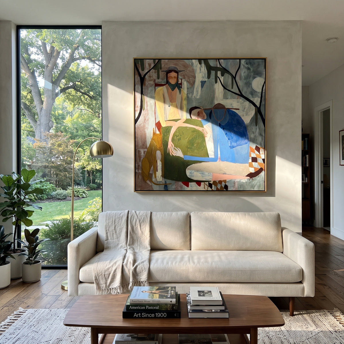 Branches Shelter Her Rest styled in a layered residential interior