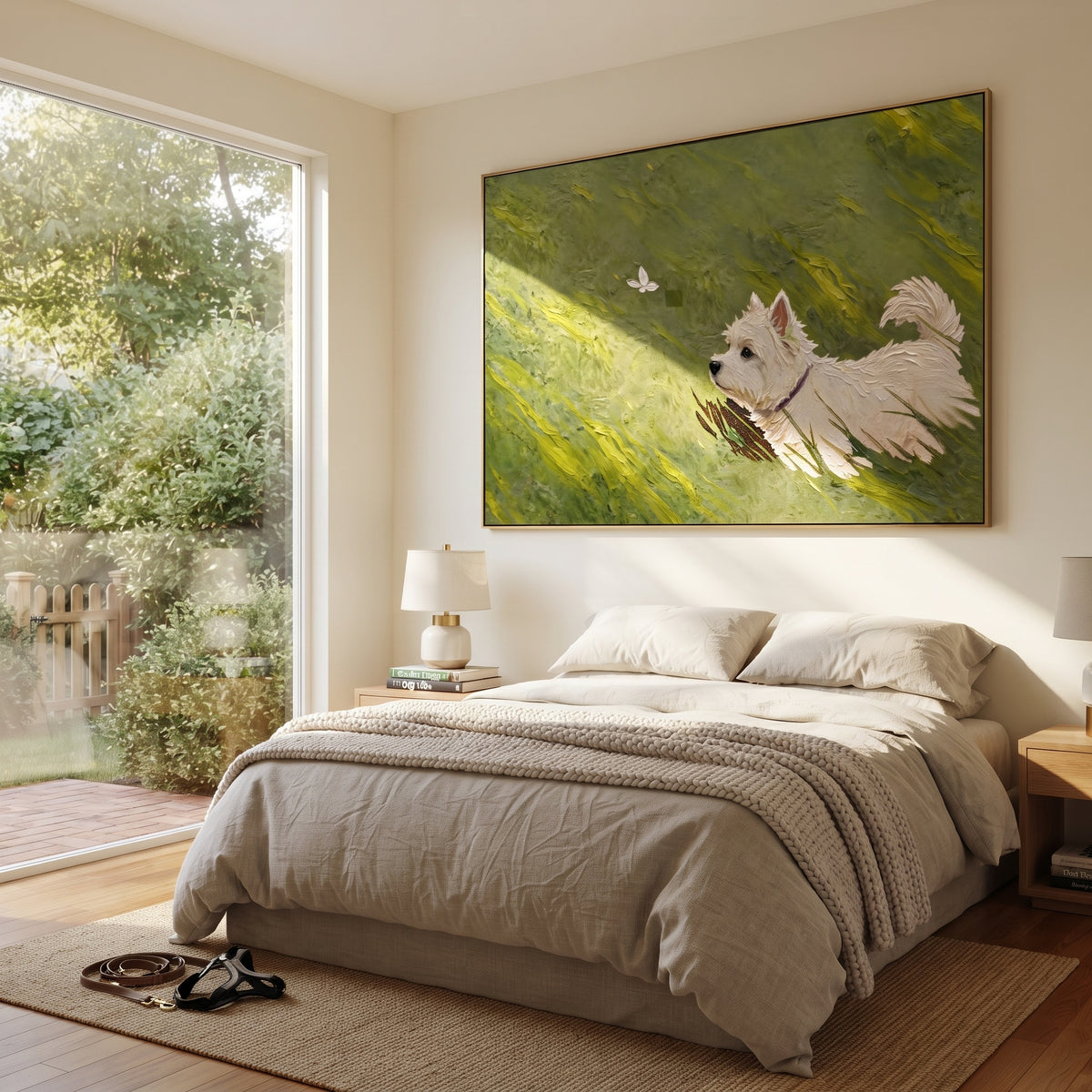 White Wings Cross Meadow styled with neutral modern furnishings
