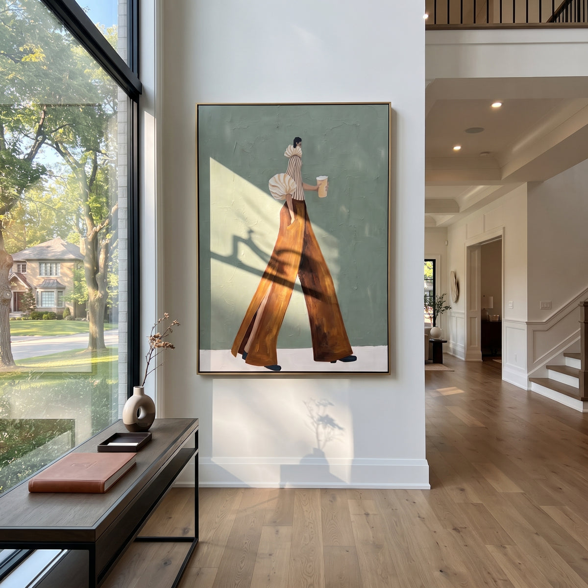 Sage Street Coffee – textured vertical portrait presented in a coordinated room
