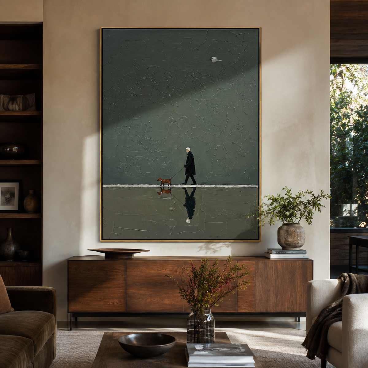 Reflections Hold Evening Walk displayed with natural materials and quiet decor