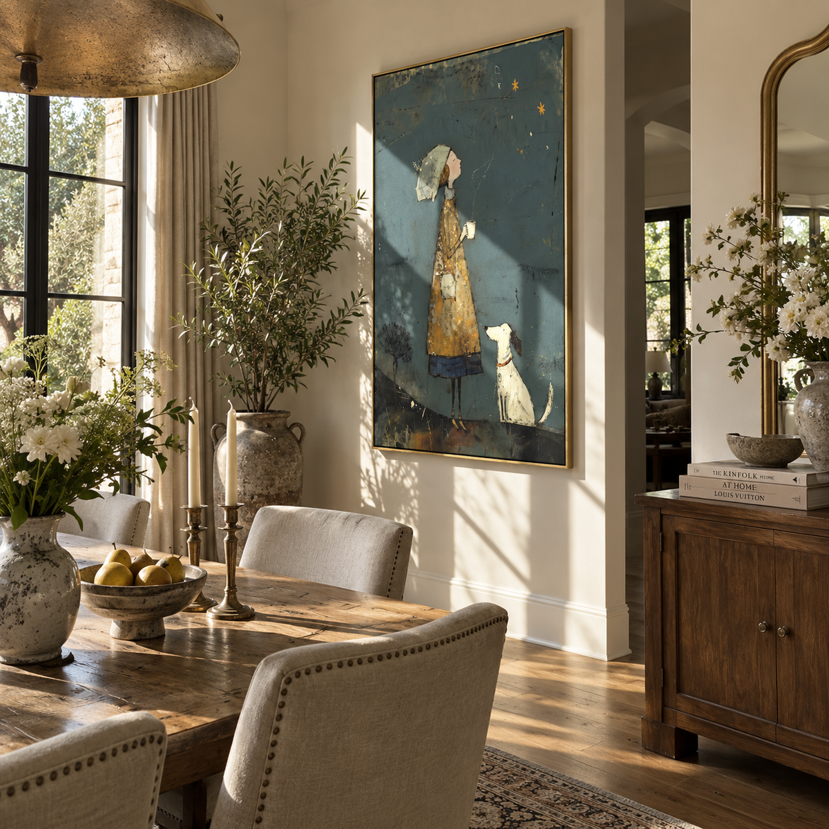 Stars Above Faithful Company displayed with natural materials and quiet decor