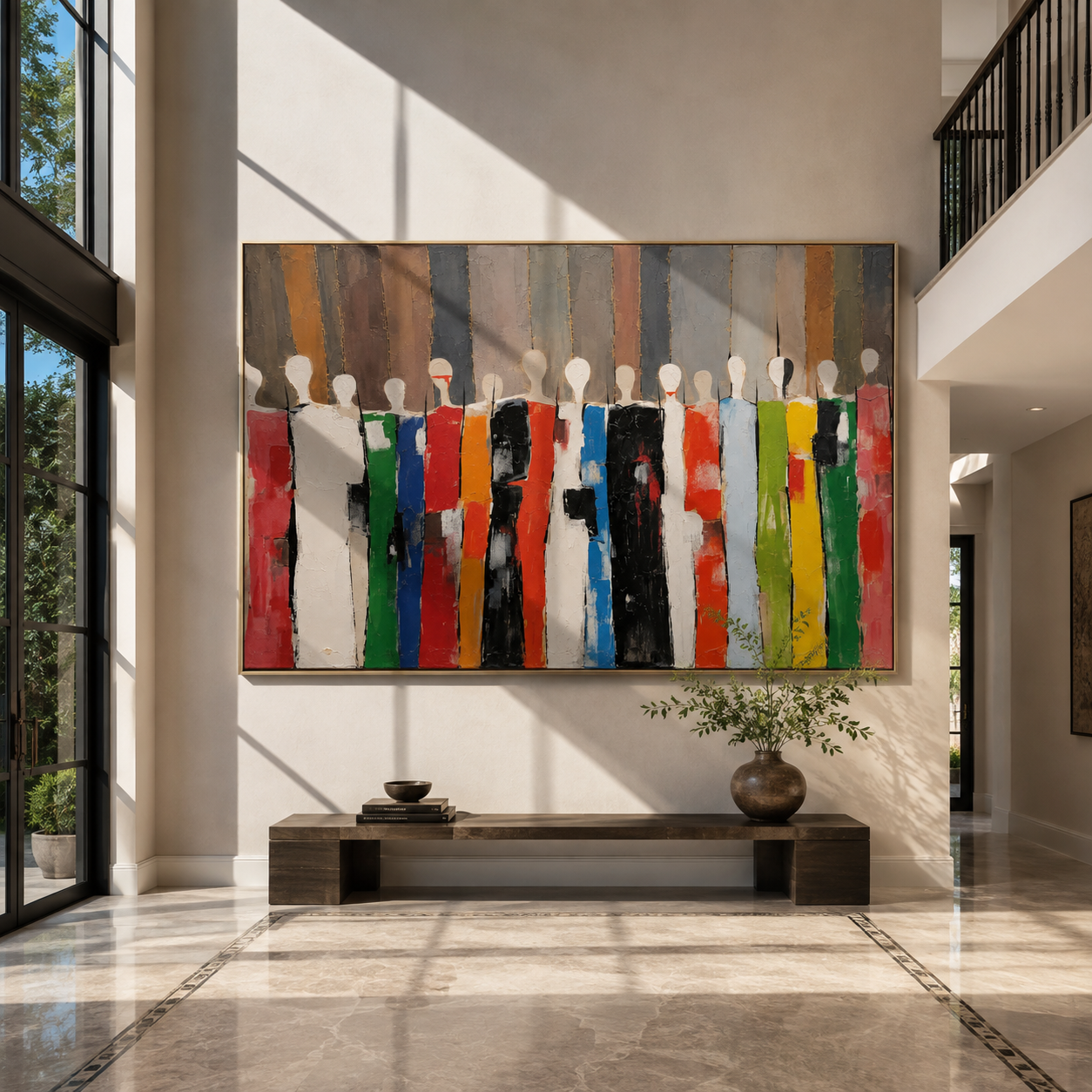 A Chorus of Forms styled in a calm bedroom or lounge interior