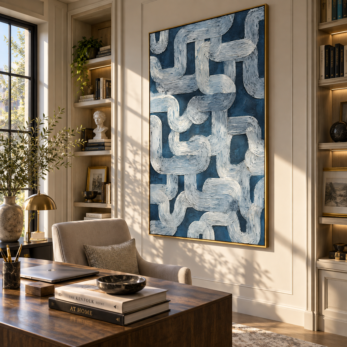Stone Loops Interlace presented in an alternate room setting