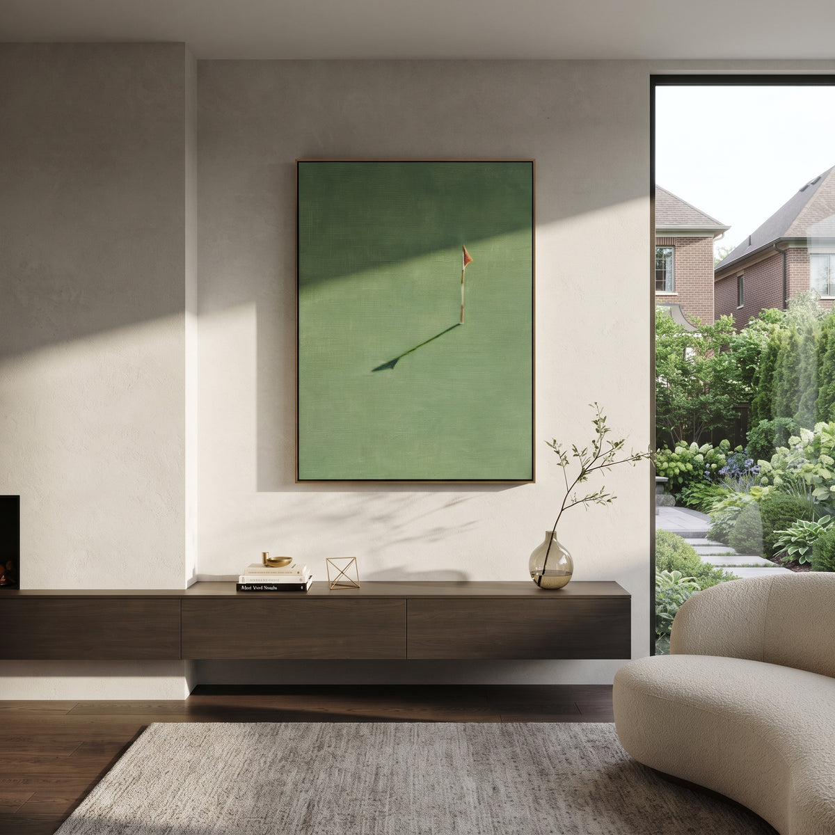 Red Flag Quiet Fairway styled as a modern focal point