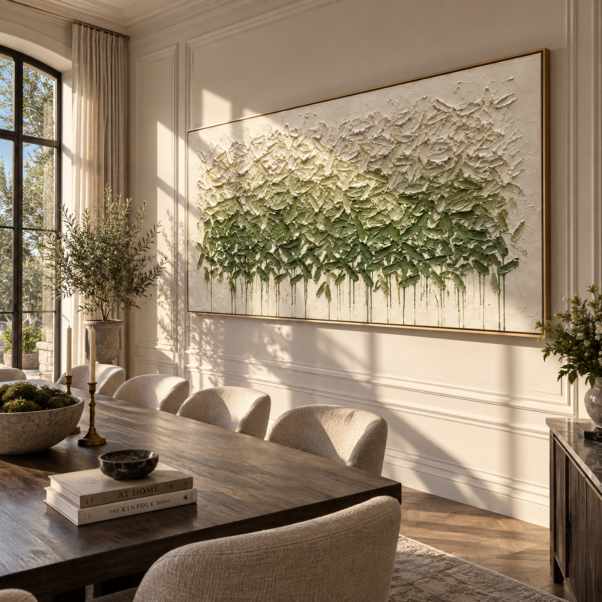 Forest Canopy Drips presented in an alternate room setting