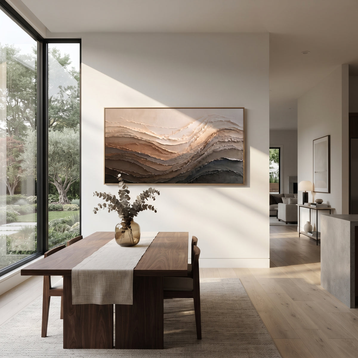 Desert Layers at Dawn presented in an alternate styled interior