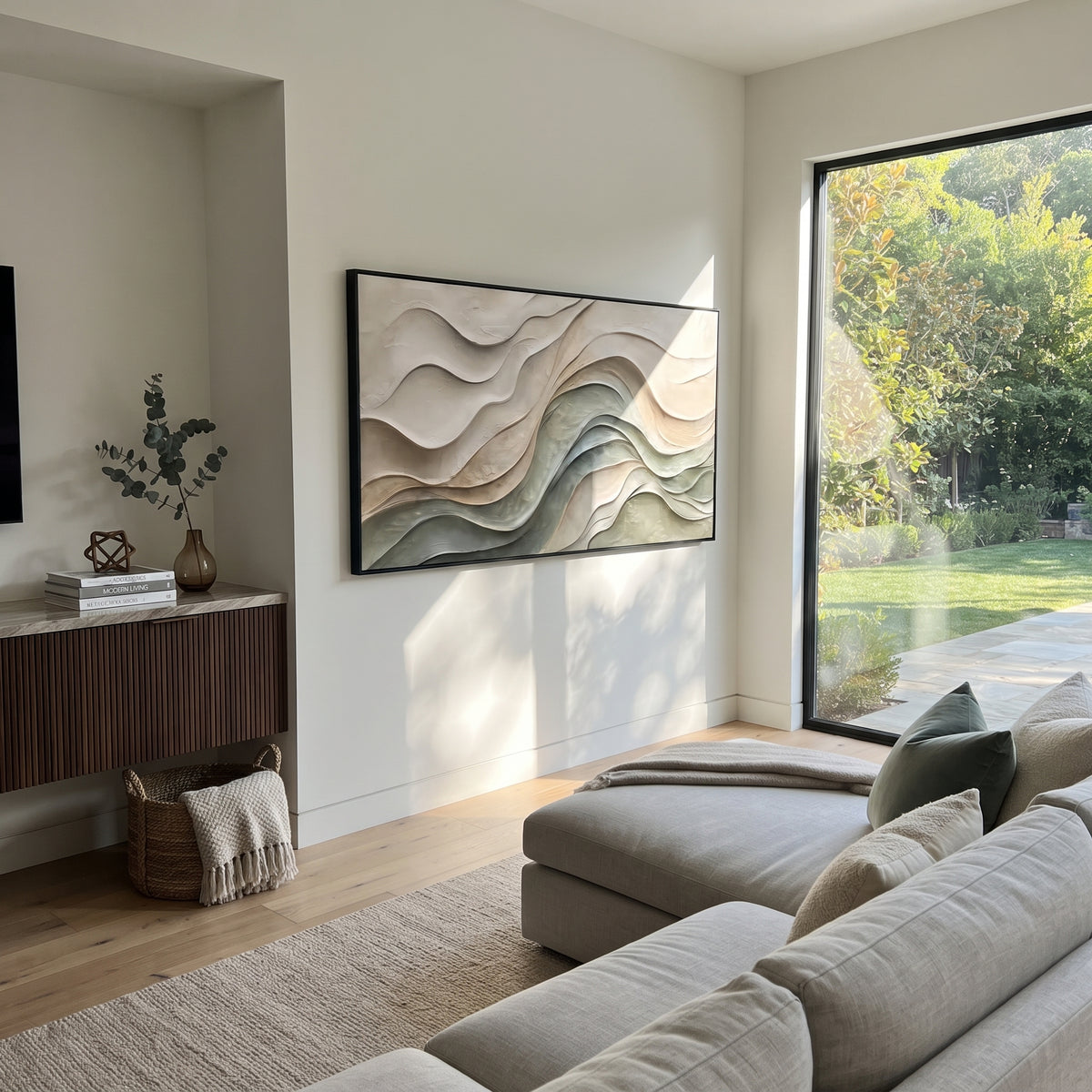 Stone Waves Remember presented in an alternate styled interior