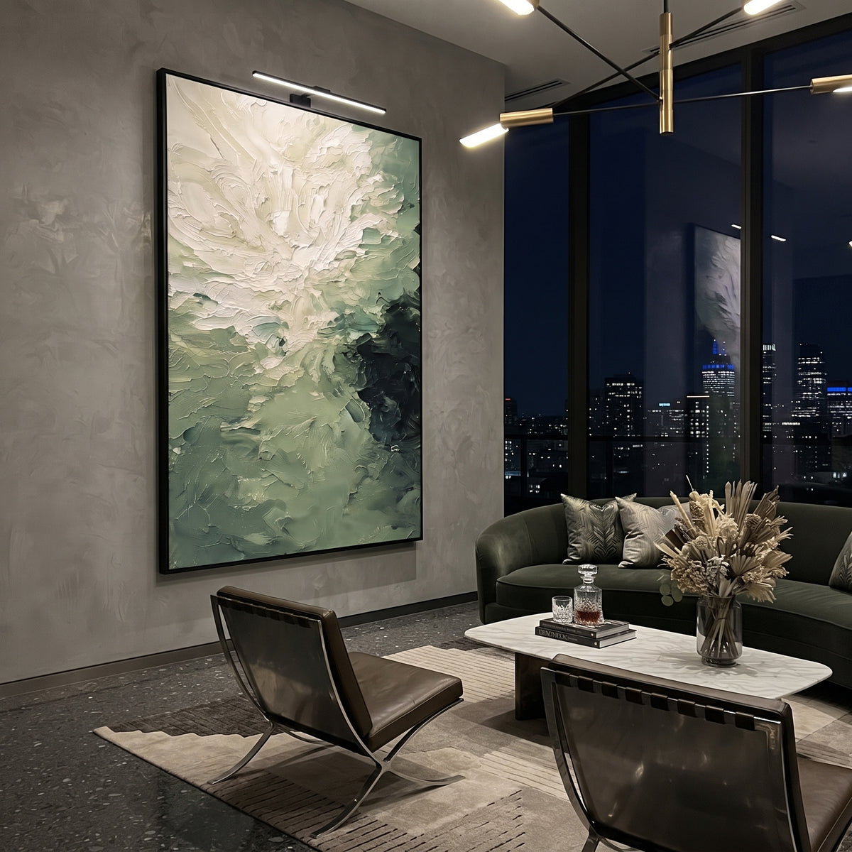 Ivory Bloom Unfolds displayed with natural materials and quiet decor