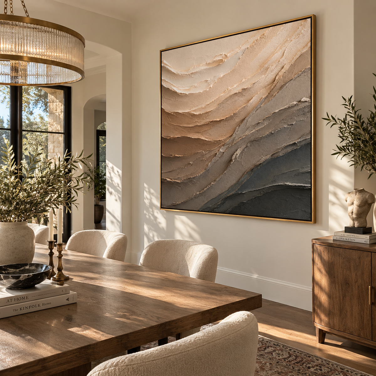 Sandstone Tides Turn presented in an alternate styled interior