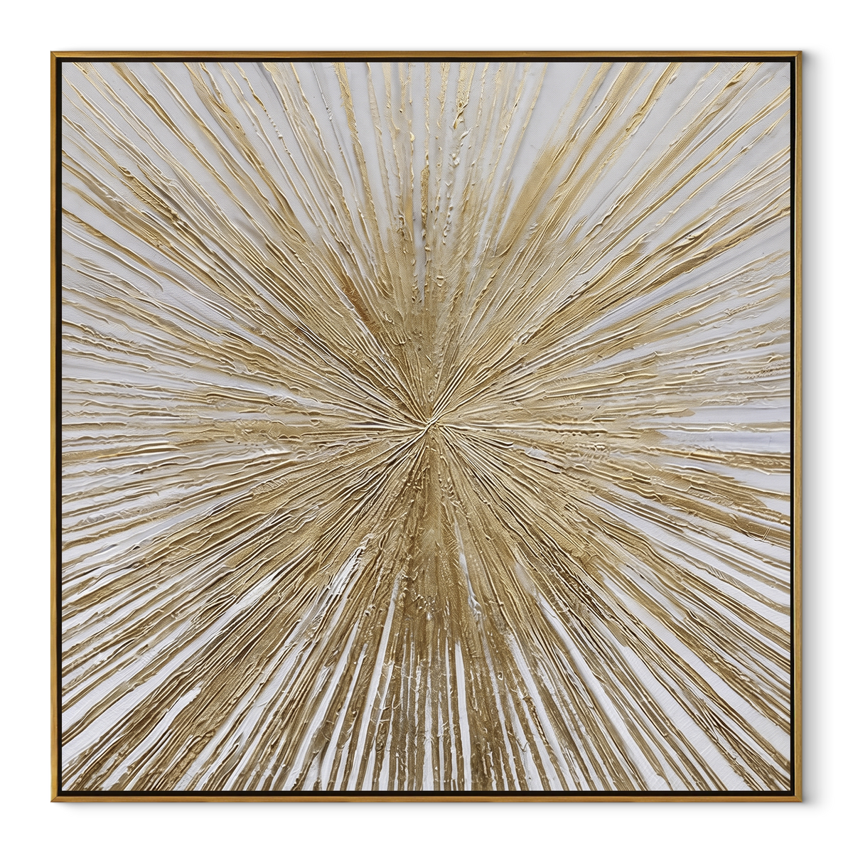 Linen Slate Umber Balance Pause - textured abstract painting in a wood frame on white