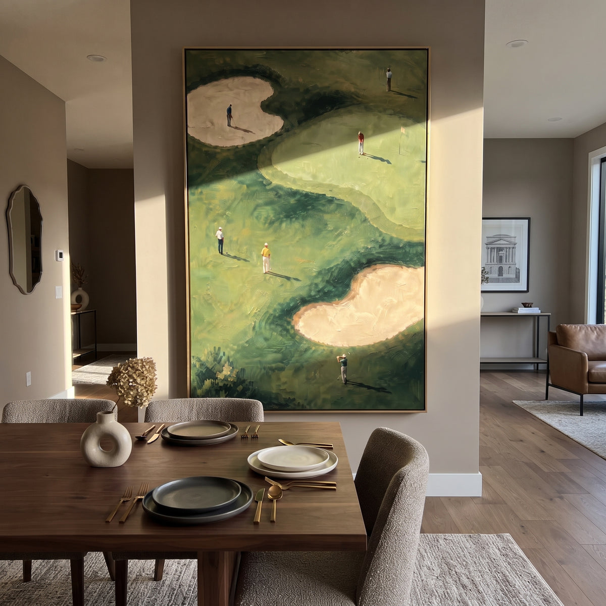 Sand Traps Forest Passage styled as a modern focal point