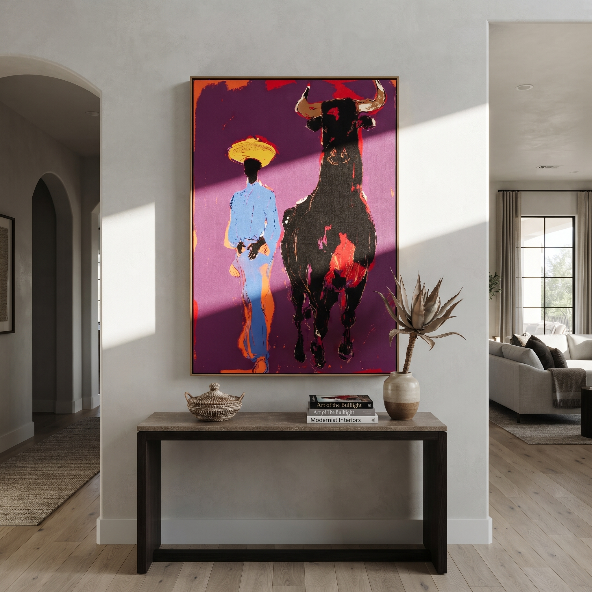 Black Bull Follows Blue styled with warm modern furnishings