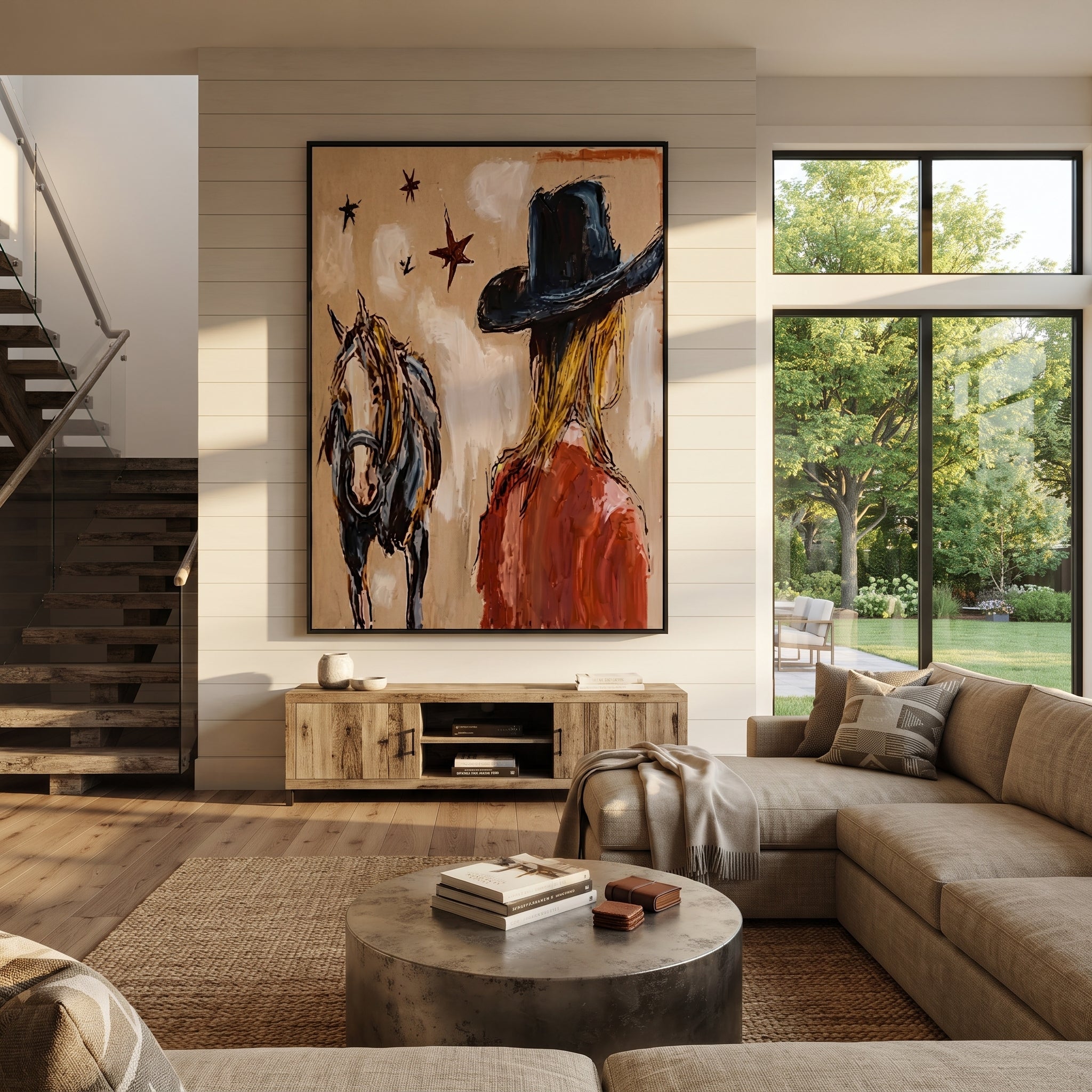 Black Brim Shelters Trust styled with warm modern furnishings