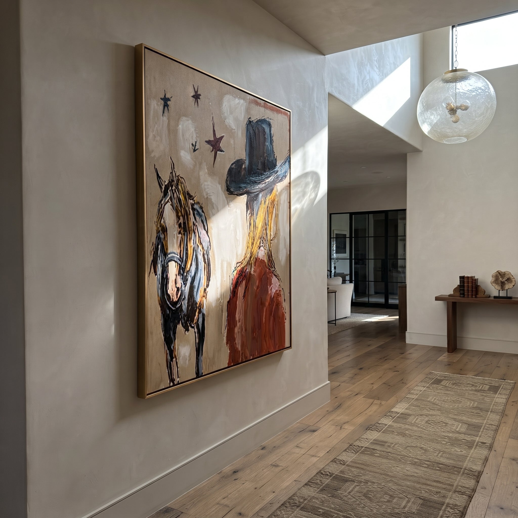 Black Brim Shelters Trust styled with wood, linen, and modern decor