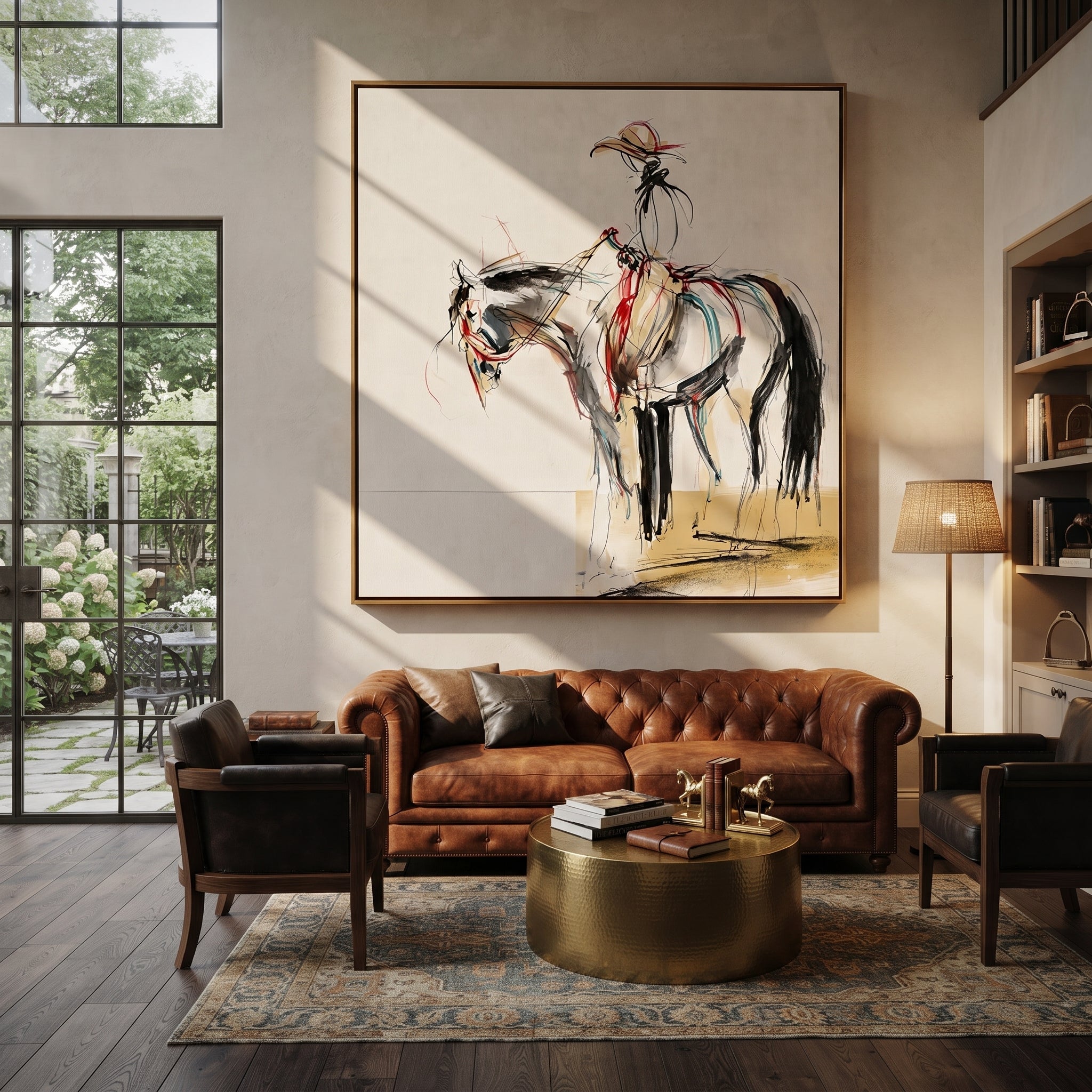 Fine Reins Draw Silence styled with warm modern furnishings