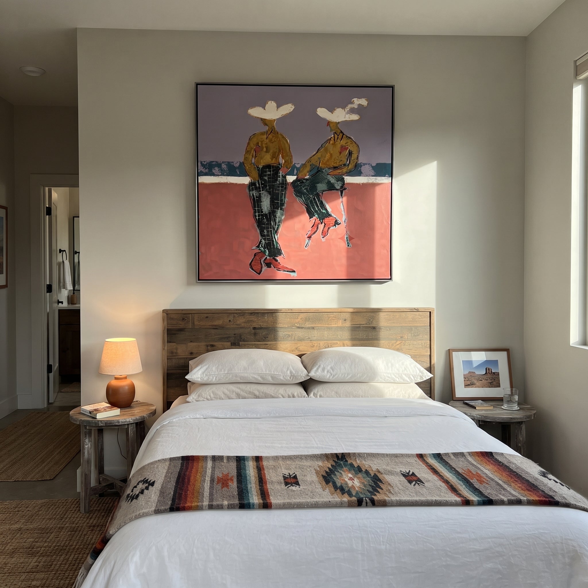 Gold Shirts Hold Horizon displayed in a layered residential setting